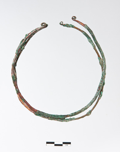Pair of copper torcs from NW Building  Level IIIc
